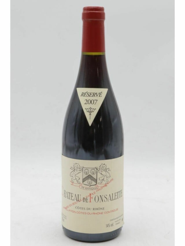 Rayas Chateau De Fonsalette Reserve, 2007