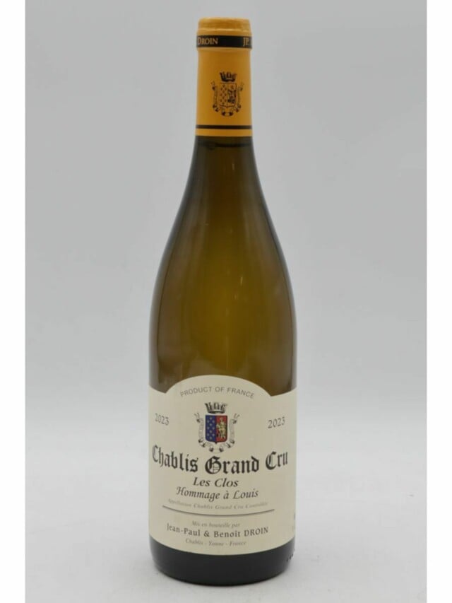 Jean-paul Droin Hommage À Louis Chablis Grand Cru, 2023