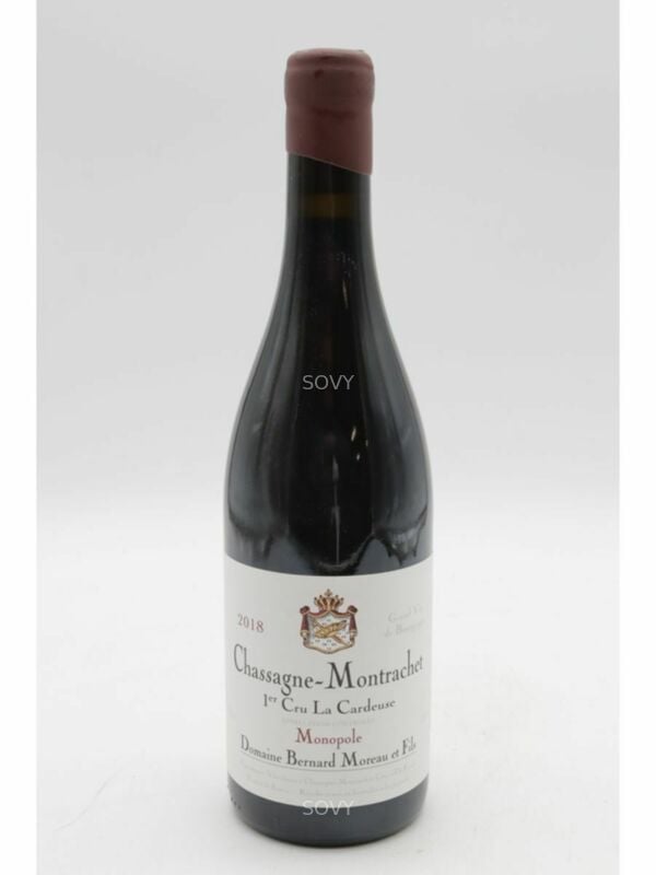 Bernard Moreau Chassagne Montrachet La Cardeuse Rouge 1er Cru, 2018