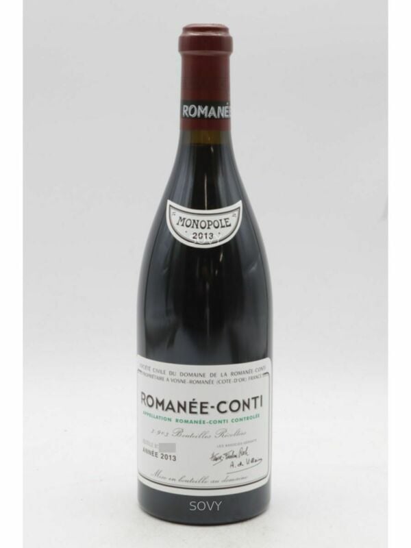 De La Romanee Conti Romanee Conti Grand Cru, 2013