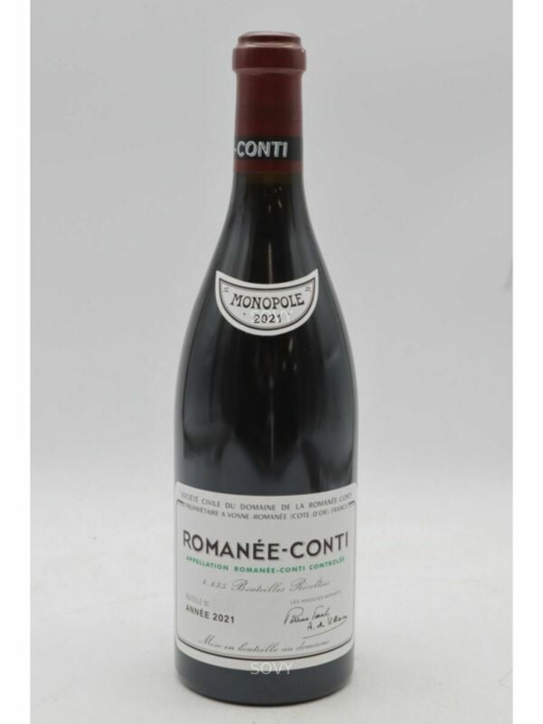 De La Romanee Conti Romanee Conti Grand Cru, 2021