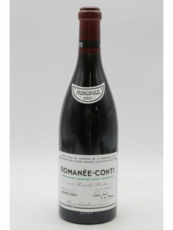 De La Romanee Conti Romanee Conti Grand Cru, 2021
