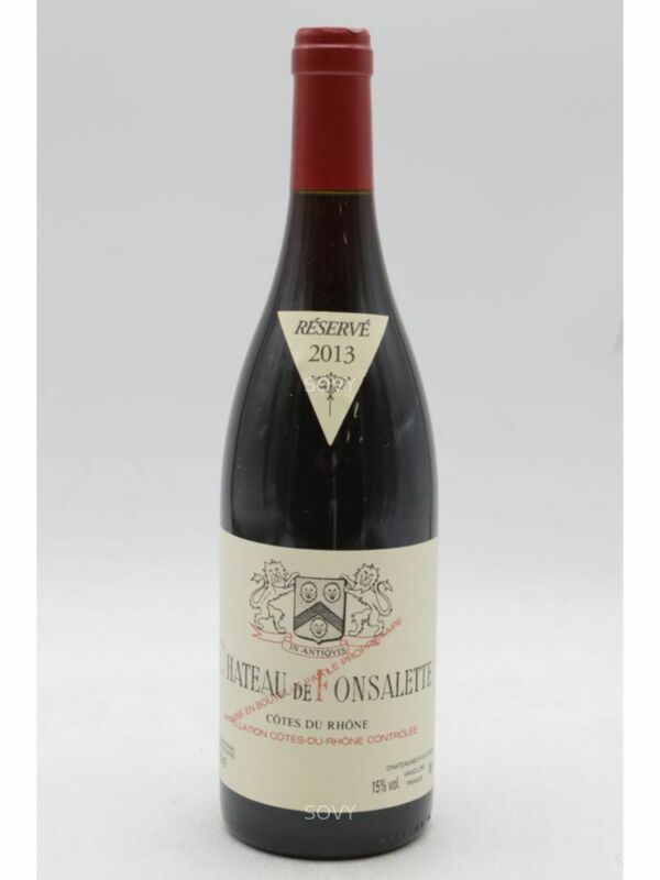 Chateau De Fonsalette Cotes Du Rhone Rouge, 2013