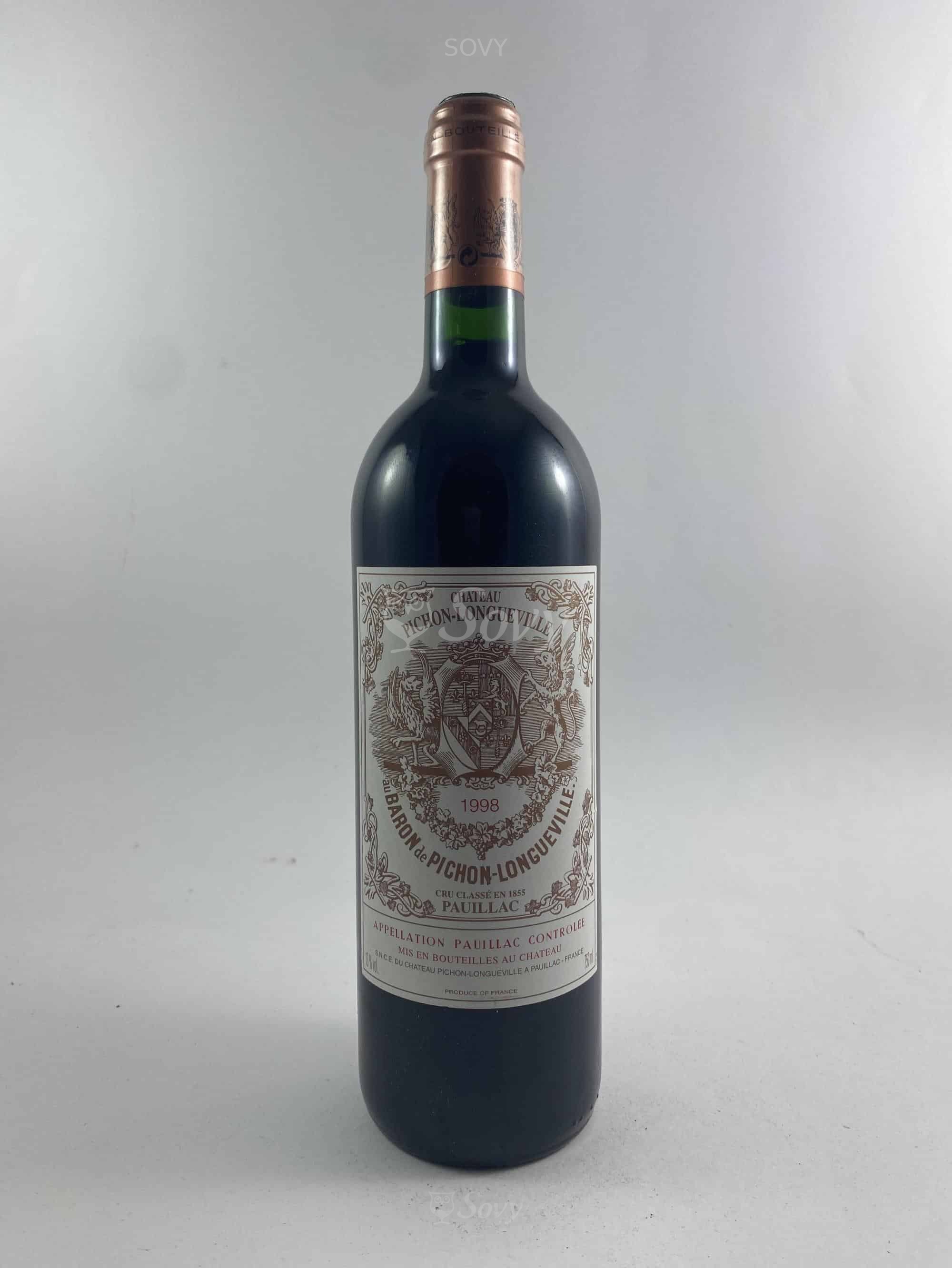 Chateau Pichon Baron, 1998 , ↓ HKD 1519.0 France Red, Soldout 