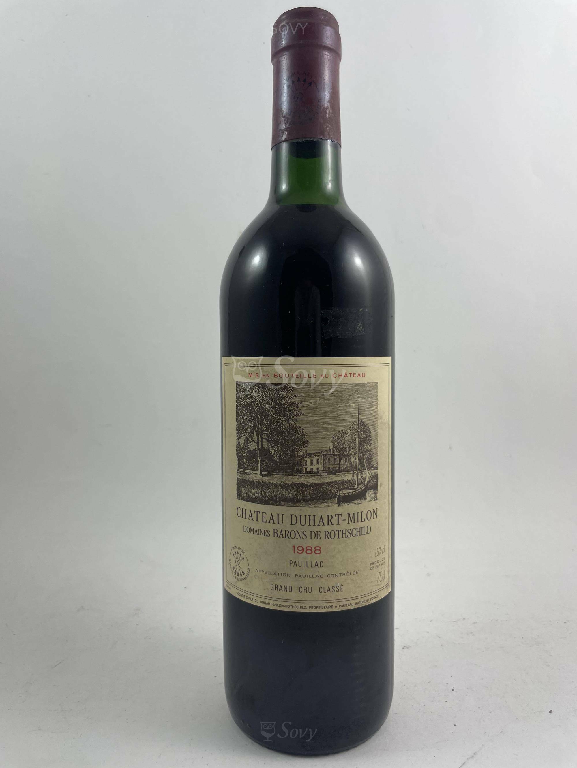 Chateau Duhart Milon Rothschild, 1988 , ↓ HKD 932.0 France Red