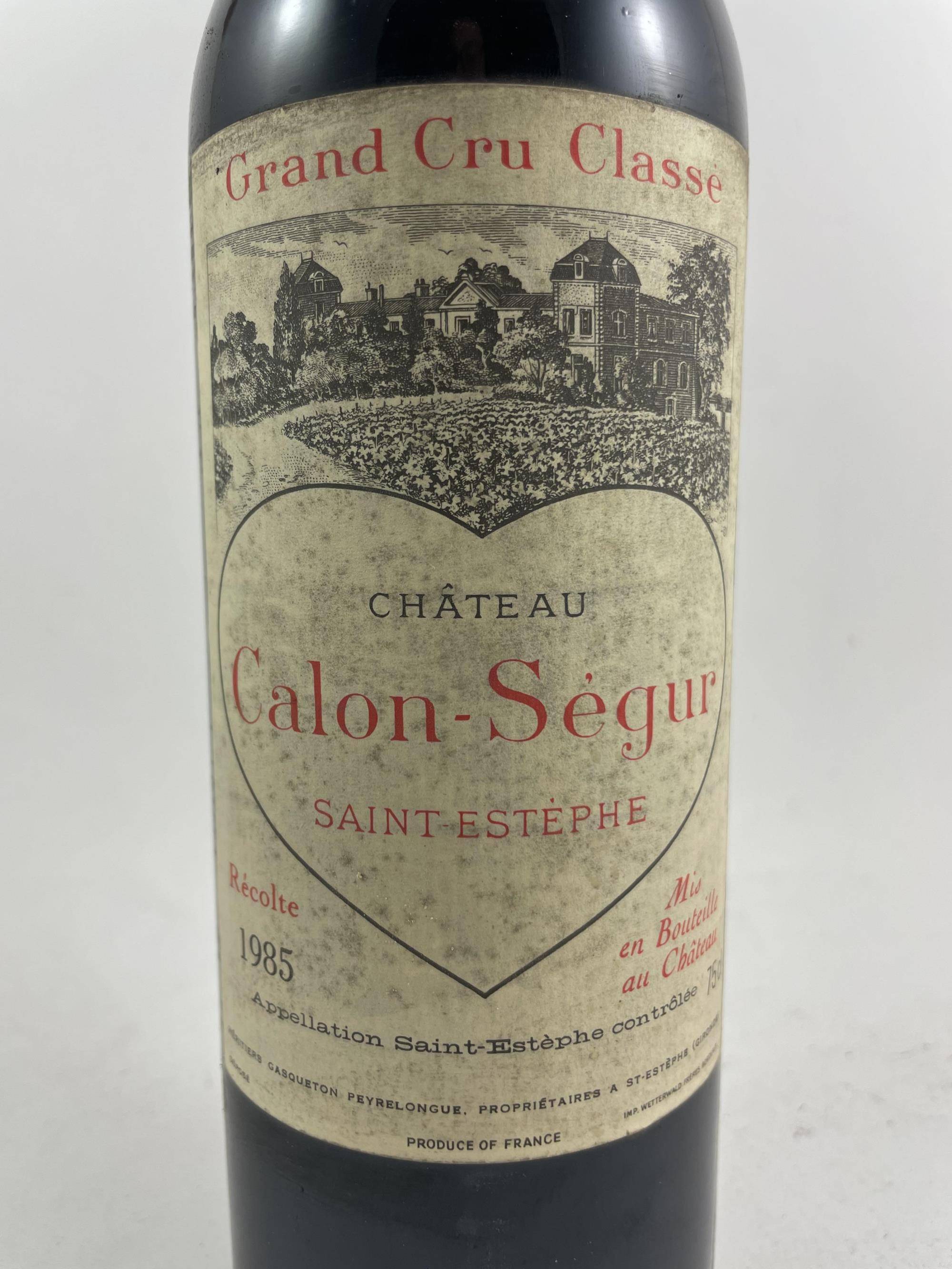 Chateau Calon Segur, 1985 , ↓ HKD 1001.0 France Red, Soldout