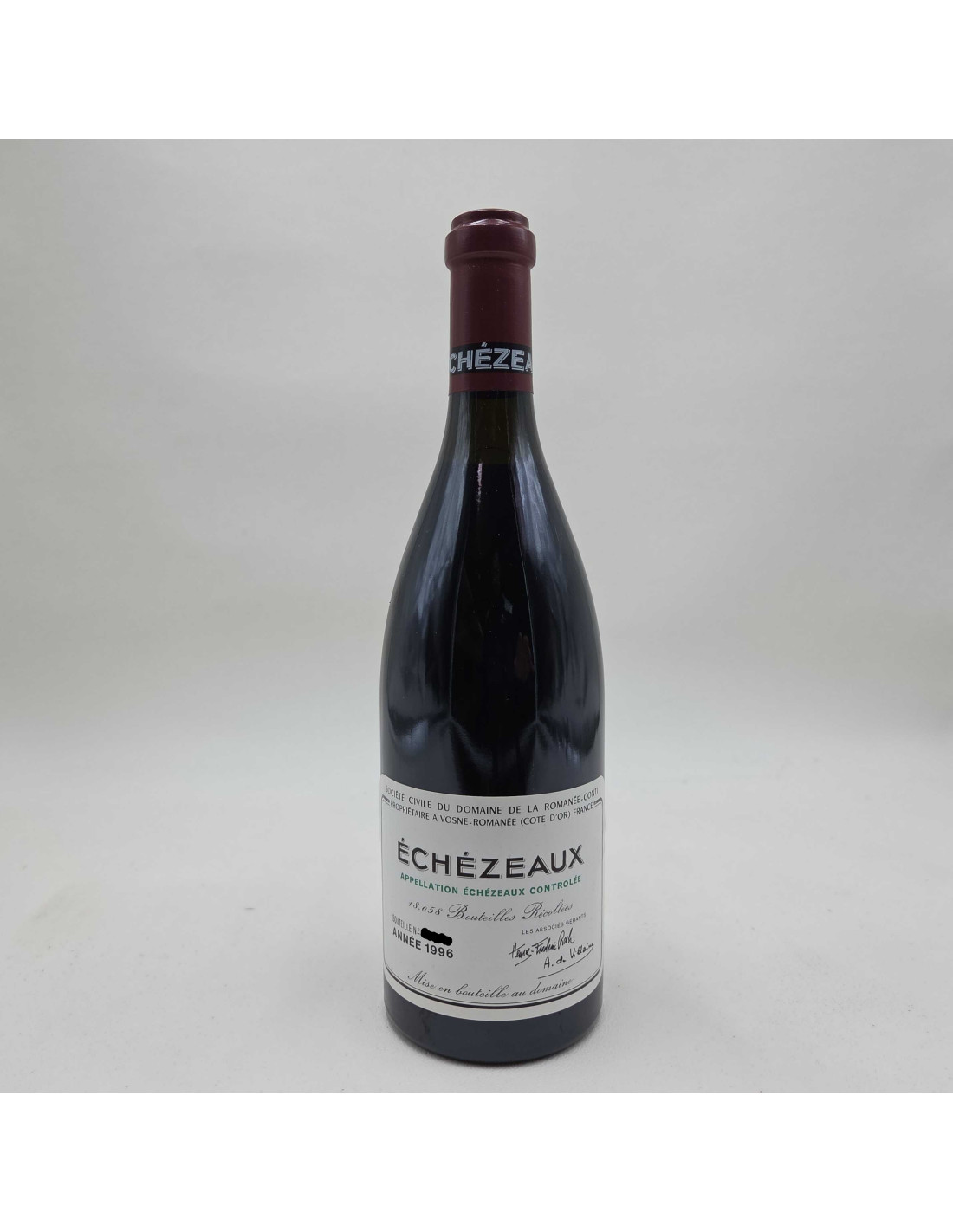 De La Romanee Conti, Echezeaux Grand Cru, 1996 , ↓ TWD
