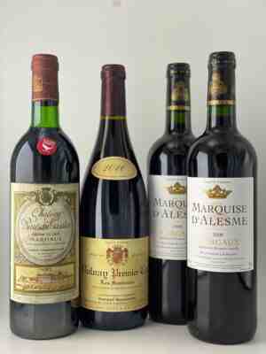Sovy 1982 Classic Package Four Bottles of Classic Burgundy and Bordeaux GCC N.V.