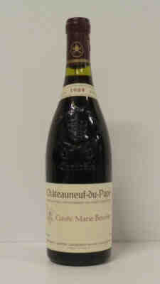 Henri Bonneau , Chateauneuf-du-pape Marie Beurrier , 1989