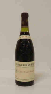 Henri Bonneau , Chateauneuf-du-pape Marie Beurrier , 1988