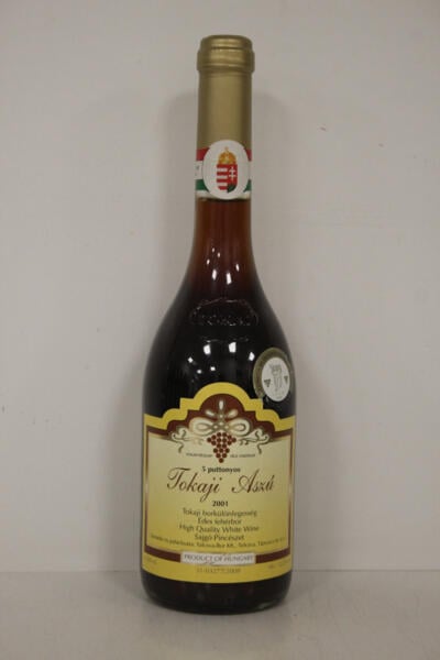Tolcsva Bor Tokaji Aszu 5 Puttonoys, 2001