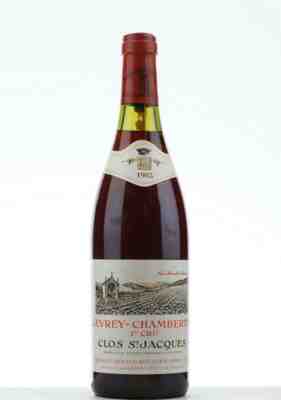 Armand Rousseau , Gevrey Chambertin Clos Saint Jacques 1er Cru , 1985