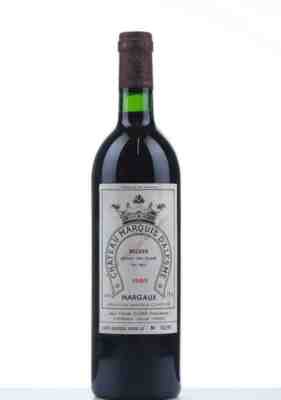 Chateau Marquis D'alesme Becker 1985