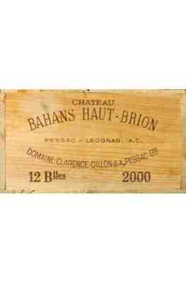 Chateau Haut Brion Chateau Bahans Haut Brion 2000