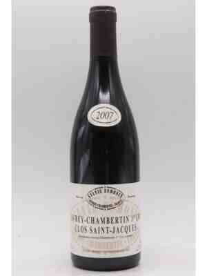 Sylvie Esmonin , Gevrey Chambertin Clos St Jacques 1er Cru , 2007