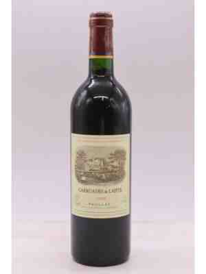 Chateau Lafite Rothschild Carruades De Lafite 1998