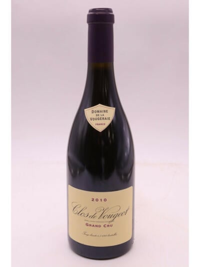 De La Vougeraie Clos Vougeot Grand Cru, 2010